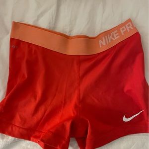 Lightly used Nike pro shorts